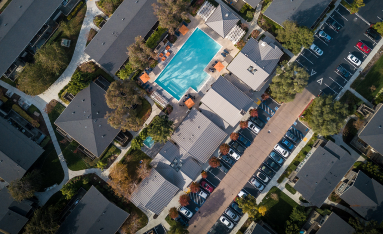 apartment communities aerial photography and videography